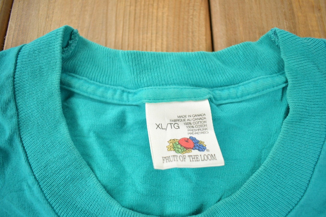 Vintage 1990s Tiger Theme Single Stitch Graphic T-Shirt Made In USA