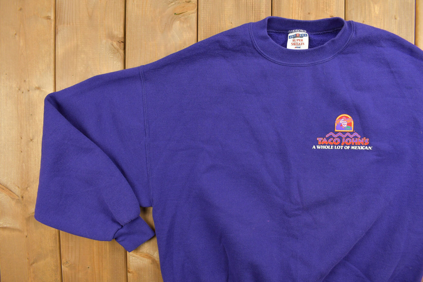 1990s Taco John's Mexican Crewneck Sweatshirt / Company Sweater / Vintage Sweatshirt / Pullover Sweatshirt / Made In USA / Company Sweater