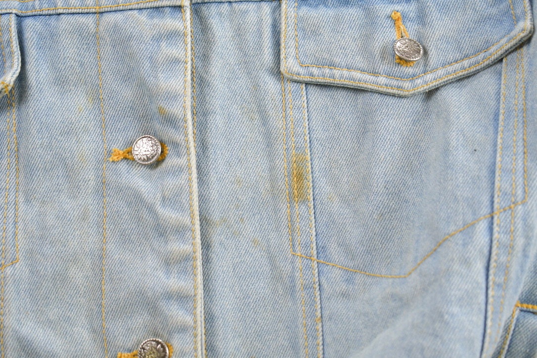 Vintage 1990s City Lights Customized Denim Jacket