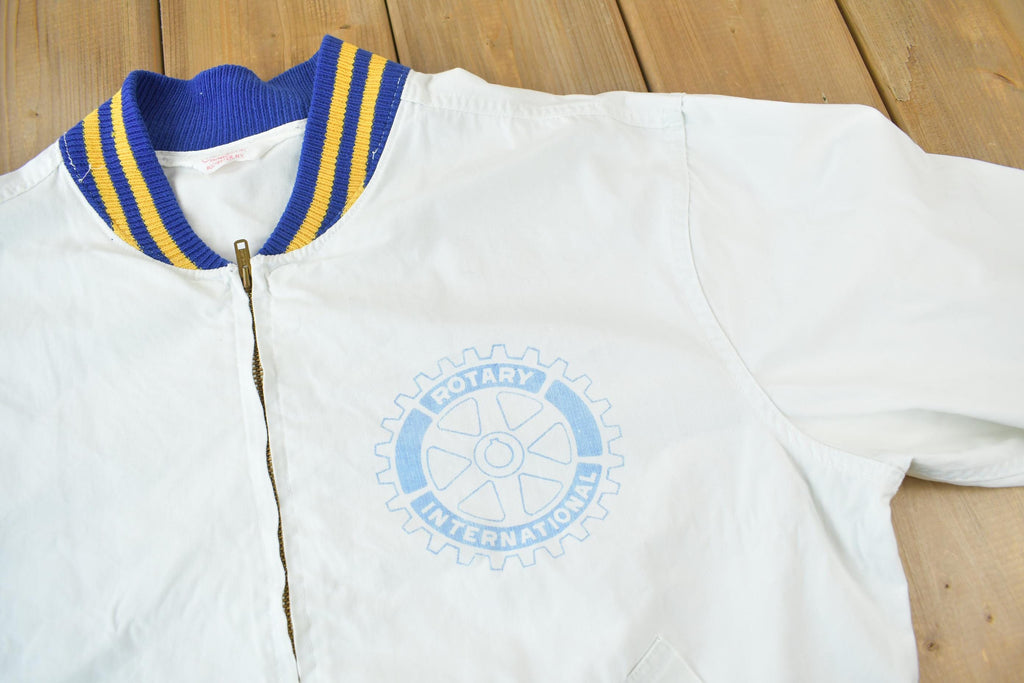 Vintage 1950s Rotary International Champion Bomber Jacket