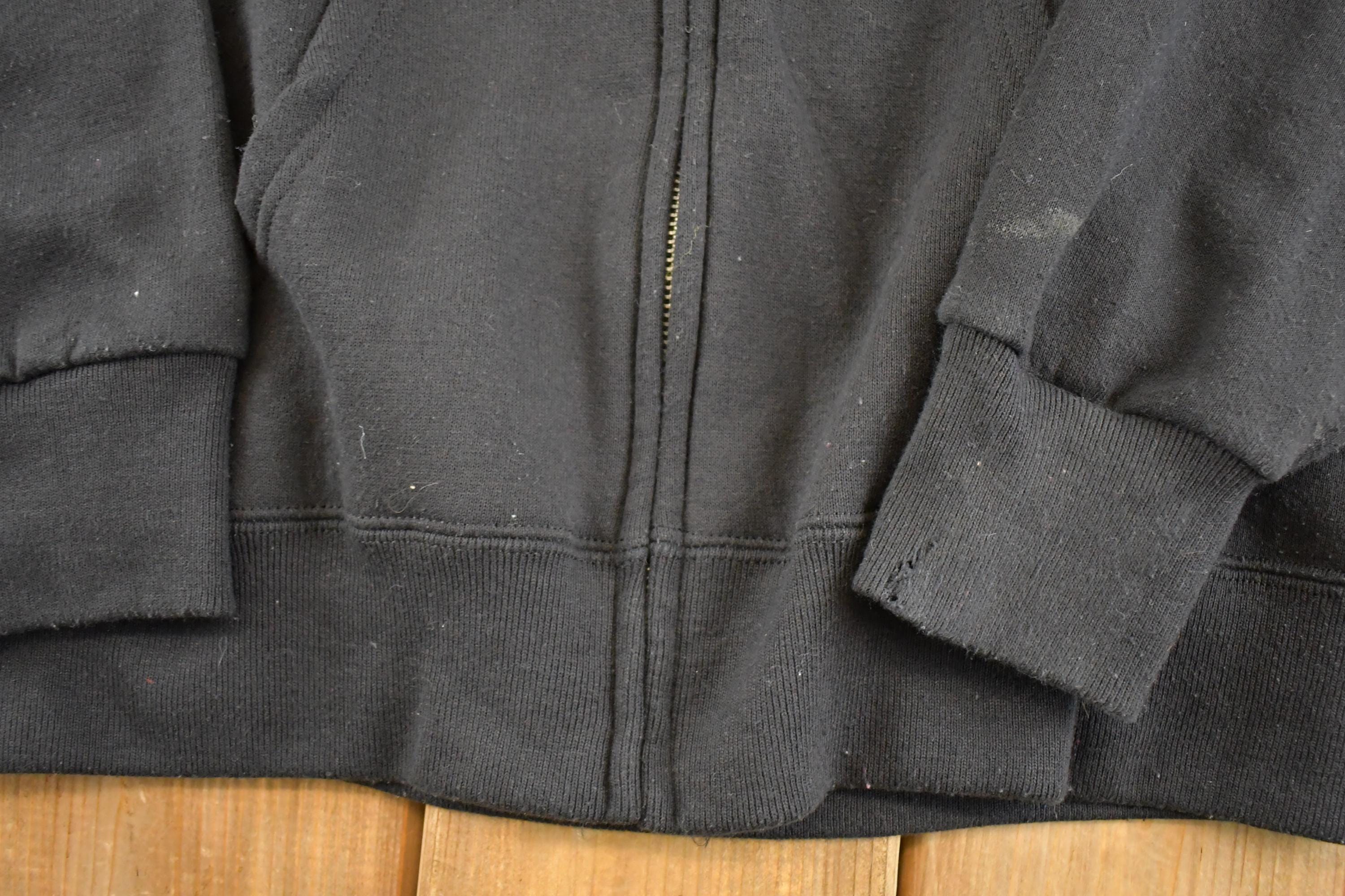 Vintage 1980s Disney Mickey Mouse Hoodie Full Zip Sweatshirt Men's M