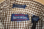 Vintage 1990s Fruit Of The Loom Royal Collection Gingham Casual Button Up Shirt