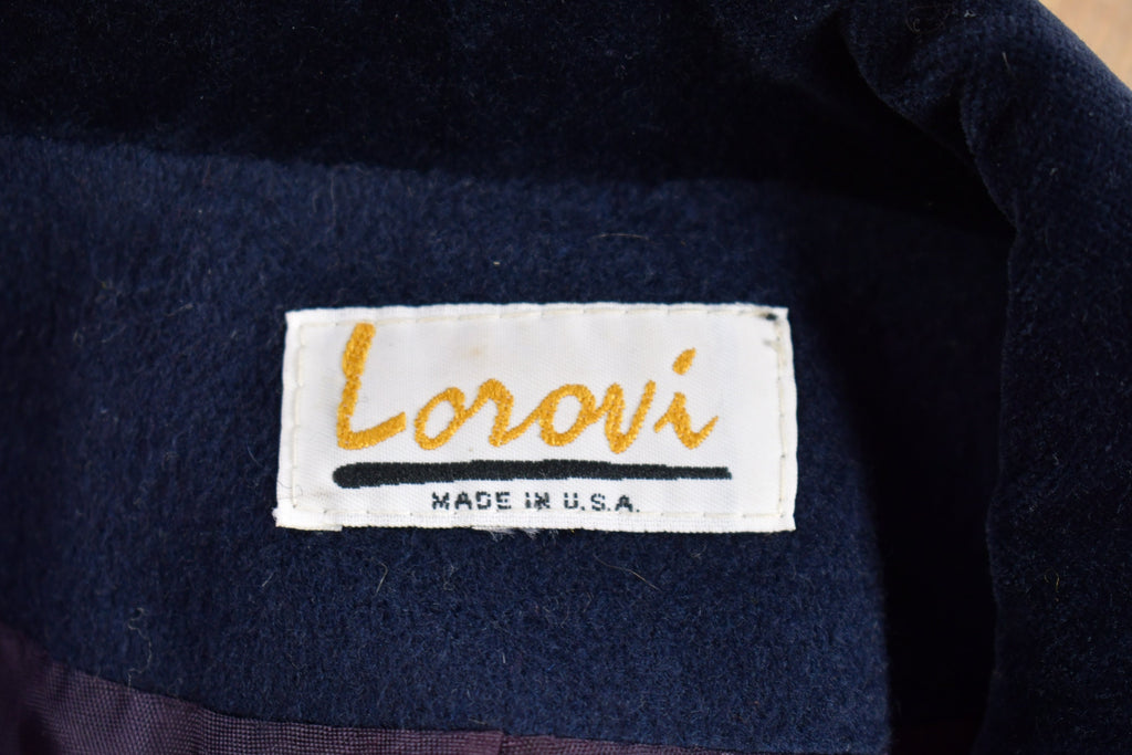 Vintage 1970s Lorovi Full Length Wool Coat