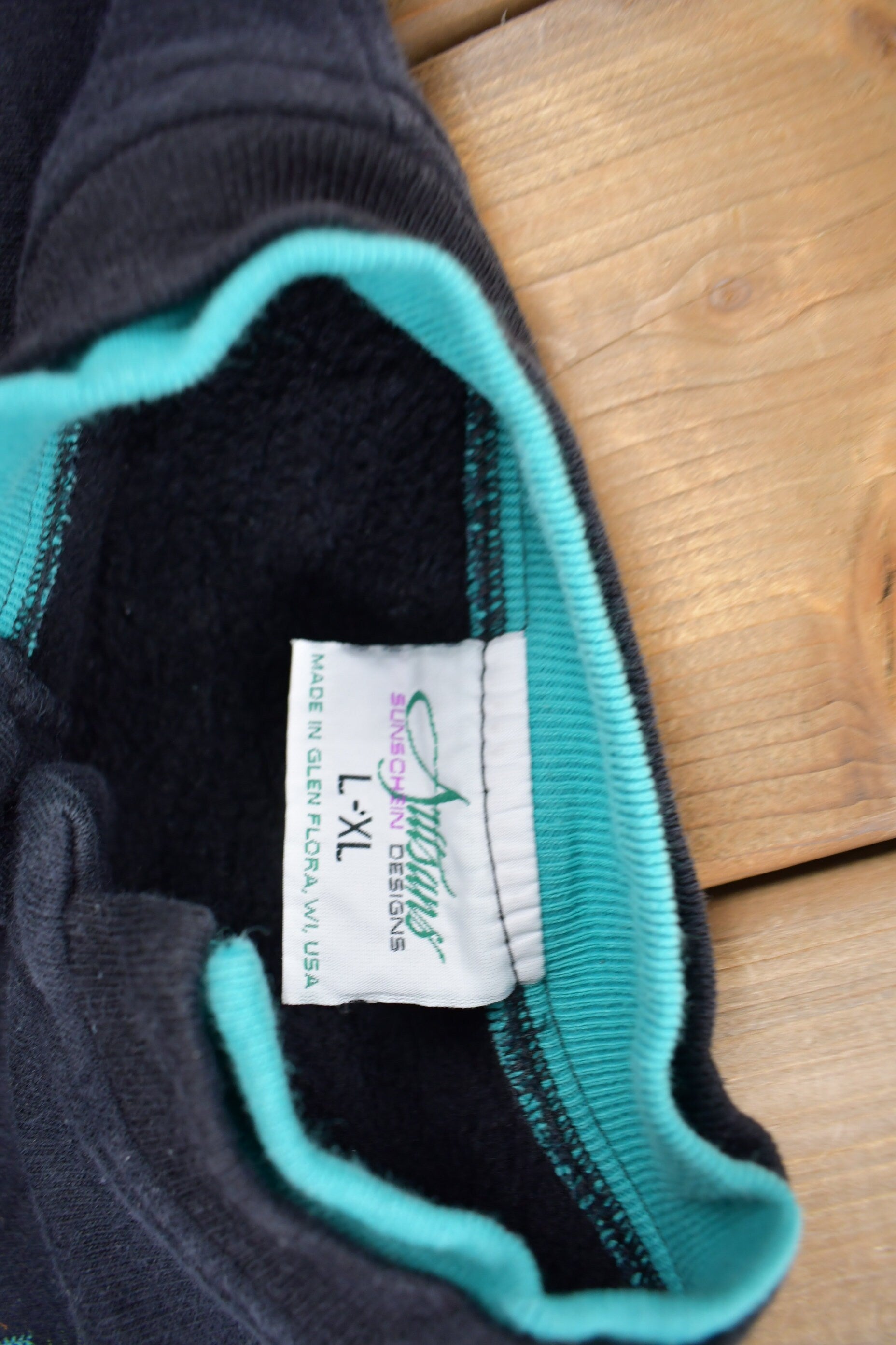 Vintage 1990s Artisans Blue Jays Theme Button Up Sweater