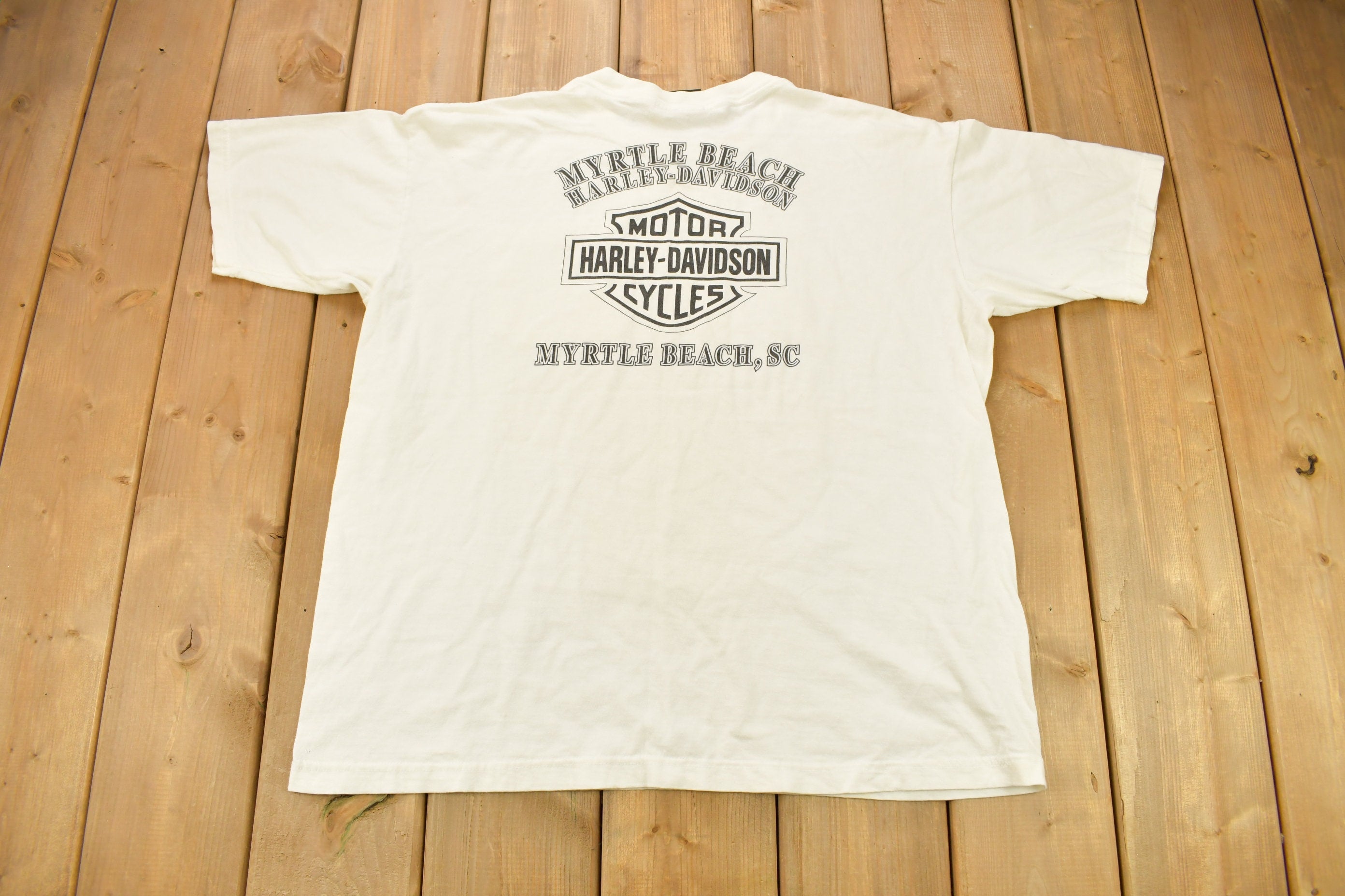 Vintage 2002 Myrtle Beach Harley Davidson South Carolina T-Shirt