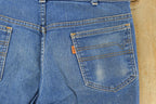 Vintage 1970s Levi's Orange Tab Bell Bottom Flare Denim Jeans Men's 35 x 31