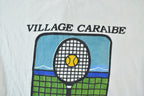 Vintage 1990s Village Caraibe Single Stitch Tennis T-Shirt