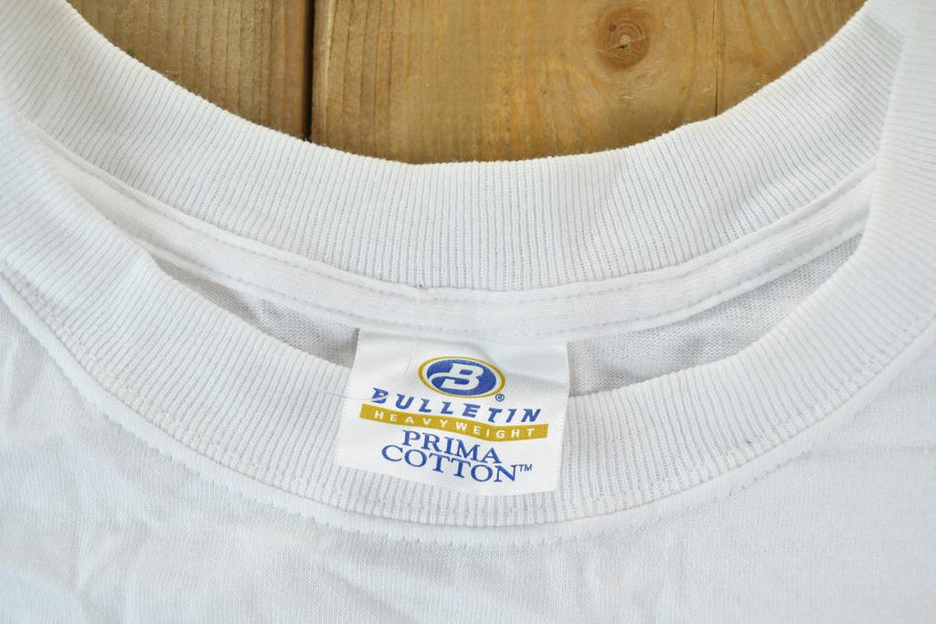 Vintage 2002 Fifa World Cup Korea Souvenir Prima Cotton Single Stitch Graphic Print T-Shirt