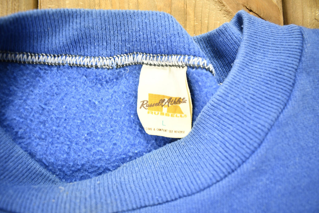 Vintage 1970s L.D. Bell Raiders Russell Athletics Crewneck Sweatshirt