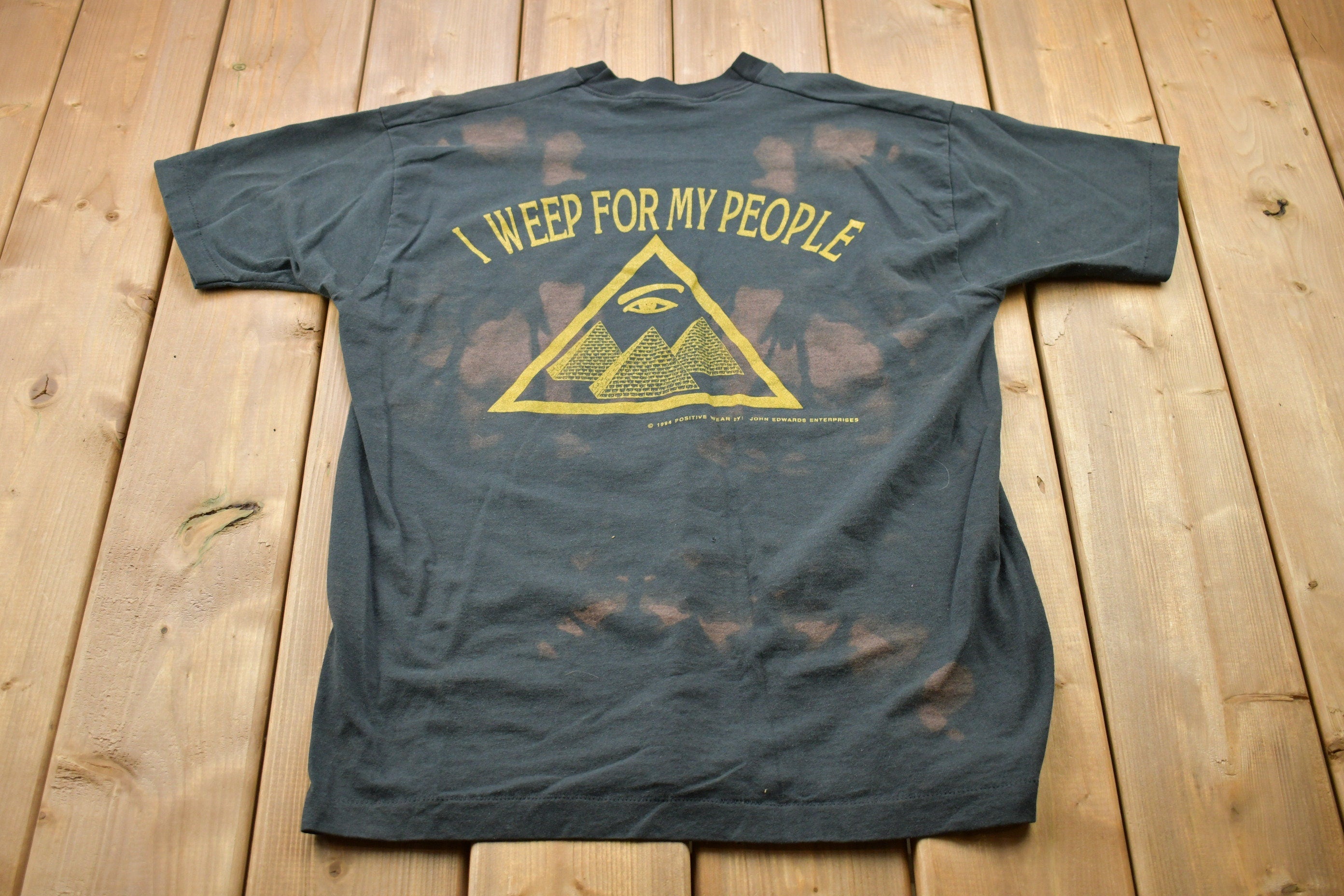 Vintage 1994 I Weep For My People Graphic T-Shirt