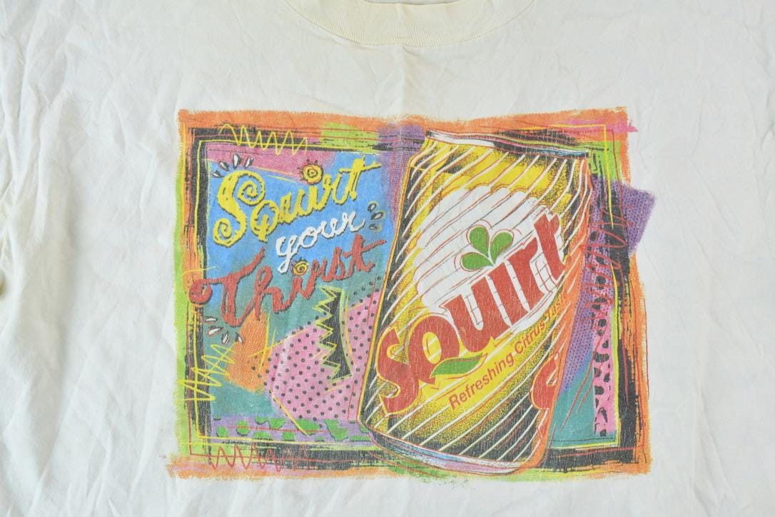 Vintage 1990s Squirt Cola Souvenir T-Shirt