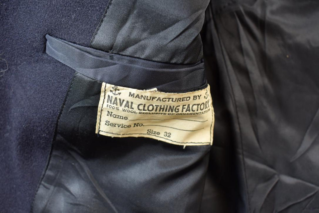 Vintage 1950s USN Naval Wool Double Breasted Jacket