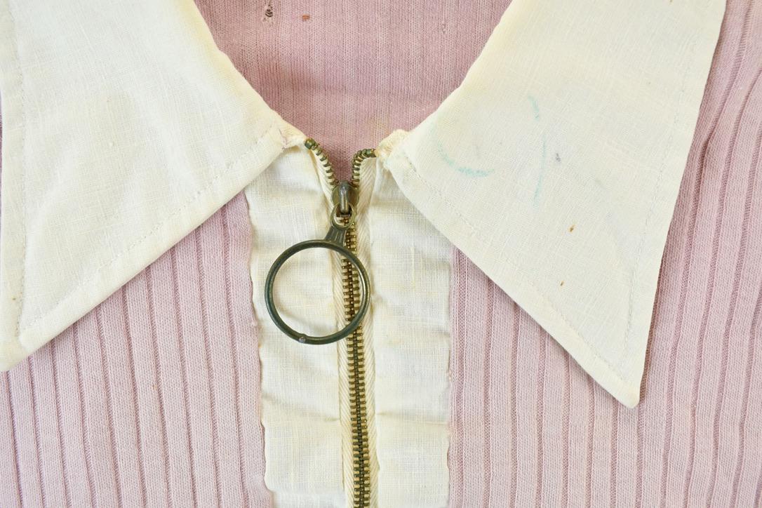 Vintage 1960s Zippered Polo Shirt