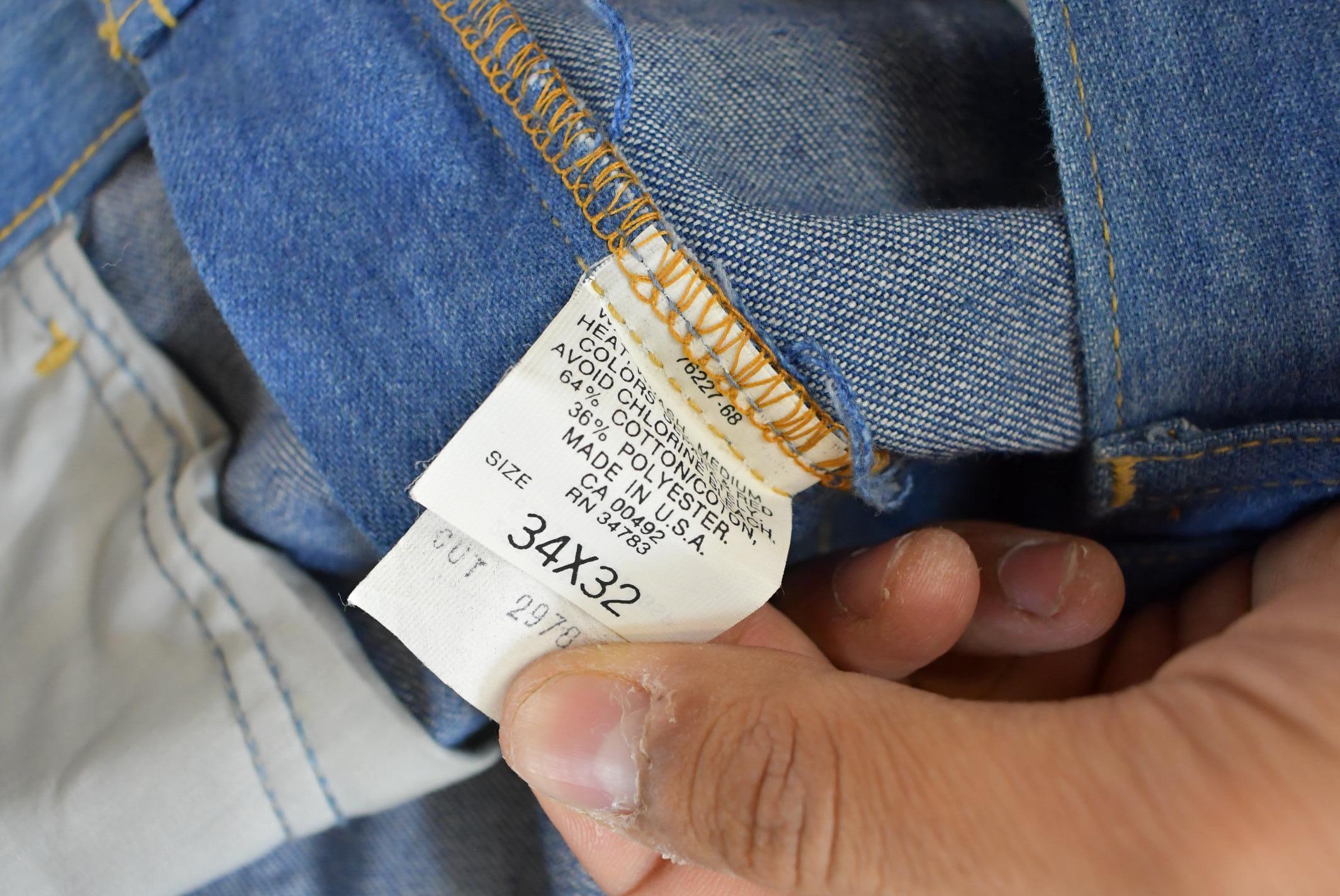 Vintage 1970s Lee Denim Jeans Men's 33 x 30