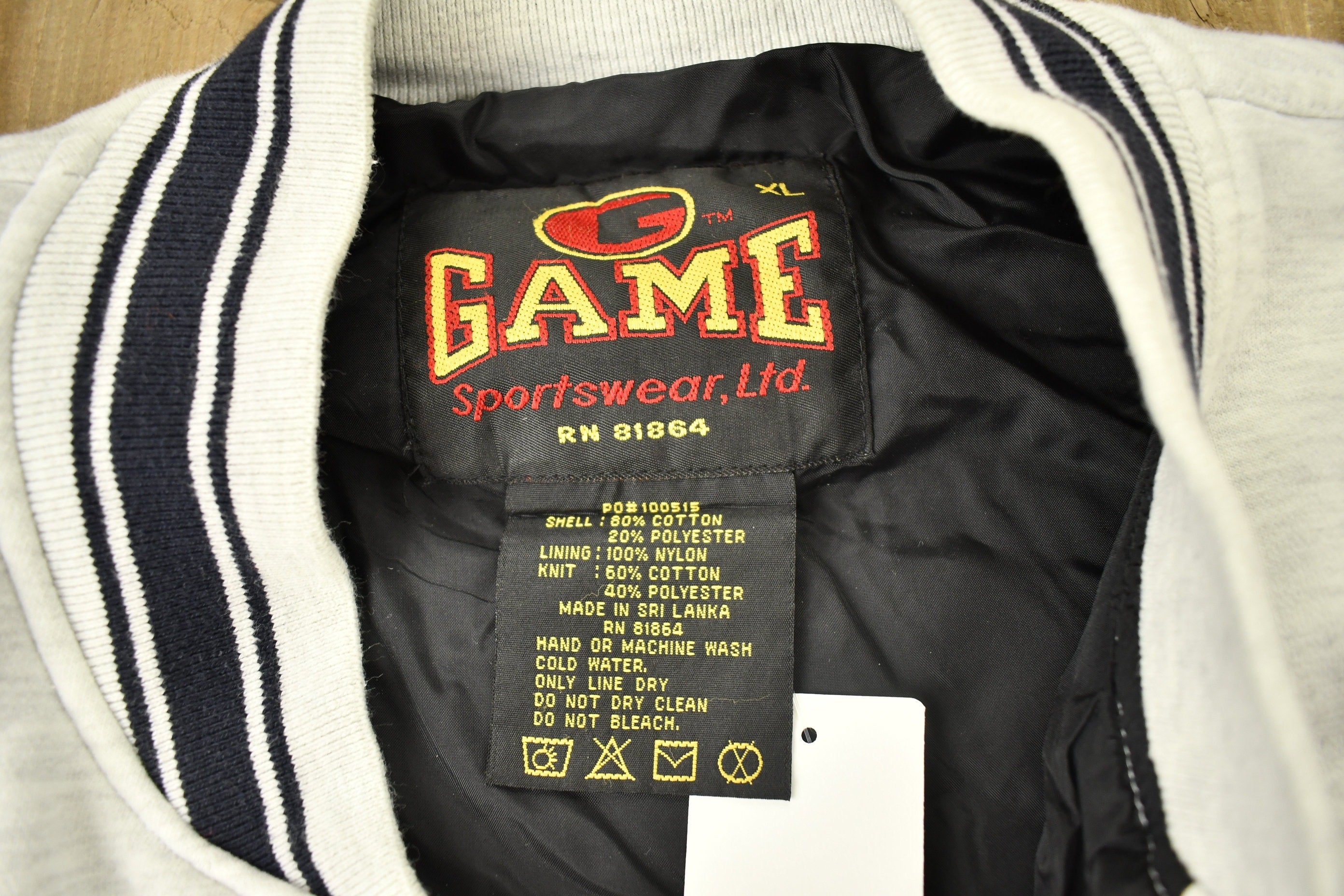 Vintage 1990s Winston Motor Speedway Varsity Sweatshirt