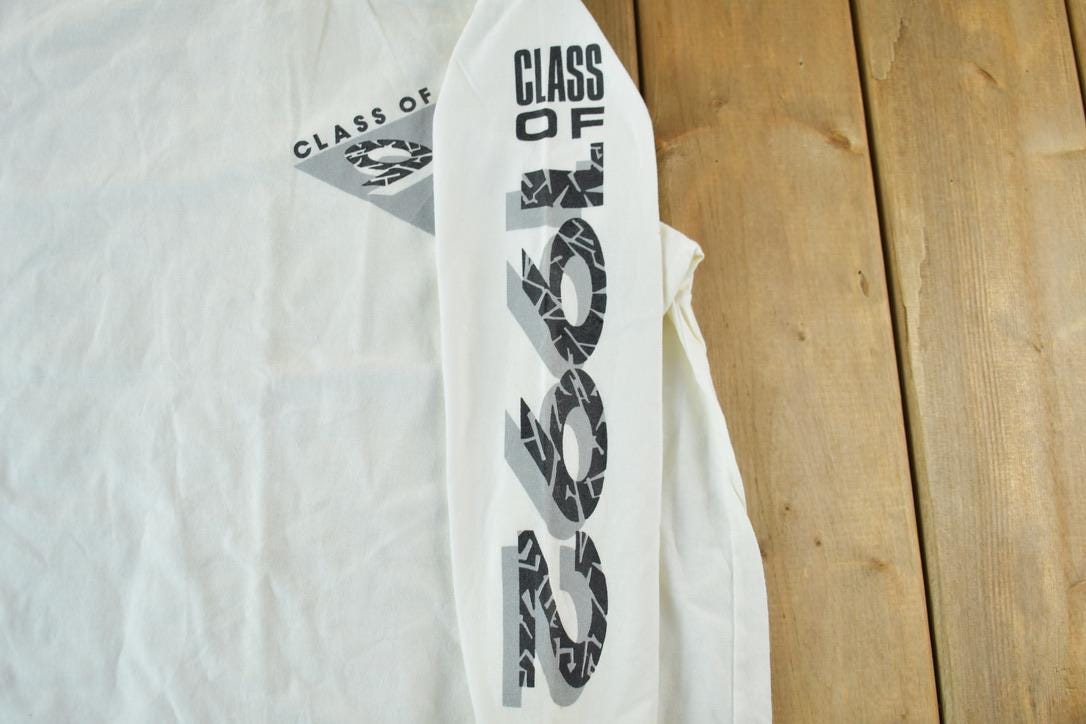 Vintage 1990s Highland Creek High School Long Sleeve Graphic T-Shirt