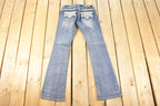 Vintage Deadstock Y2K Grace LA Bedazzled Low Rise Jeans Women's Size 27 x 32