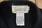 Vintage 1990s Knit Clubs Diamond Spades and Hearts Sweater