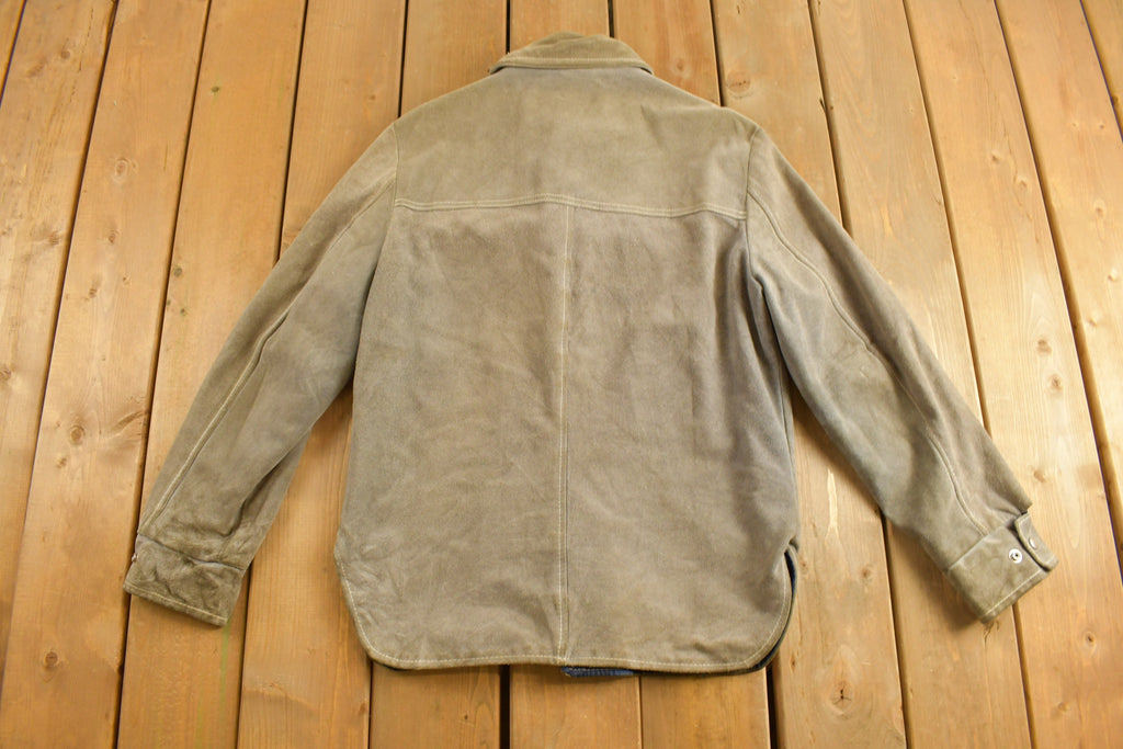 Vintage 1980s Sears The Leather Shop Leather Jacket