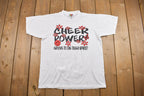 Vintage 1990s Cheer Power Graphic T Shirt