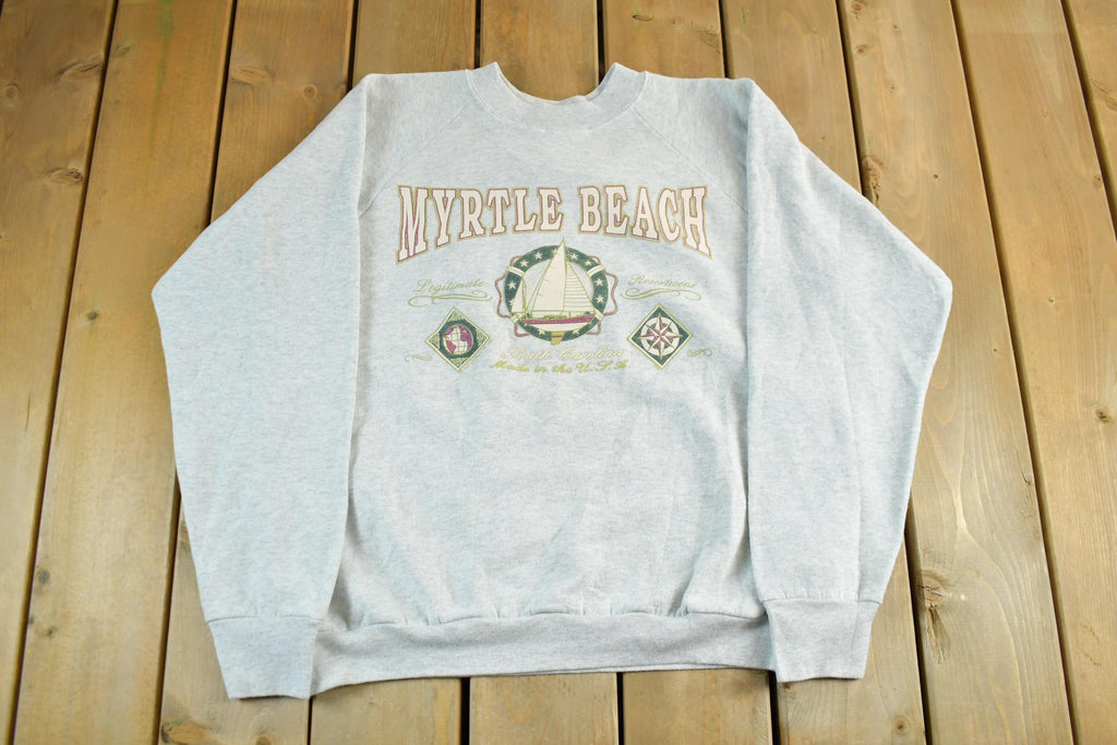 Vintage 1990s Myrtle Beach S.C Crewneck Sweatshirt Men's XL