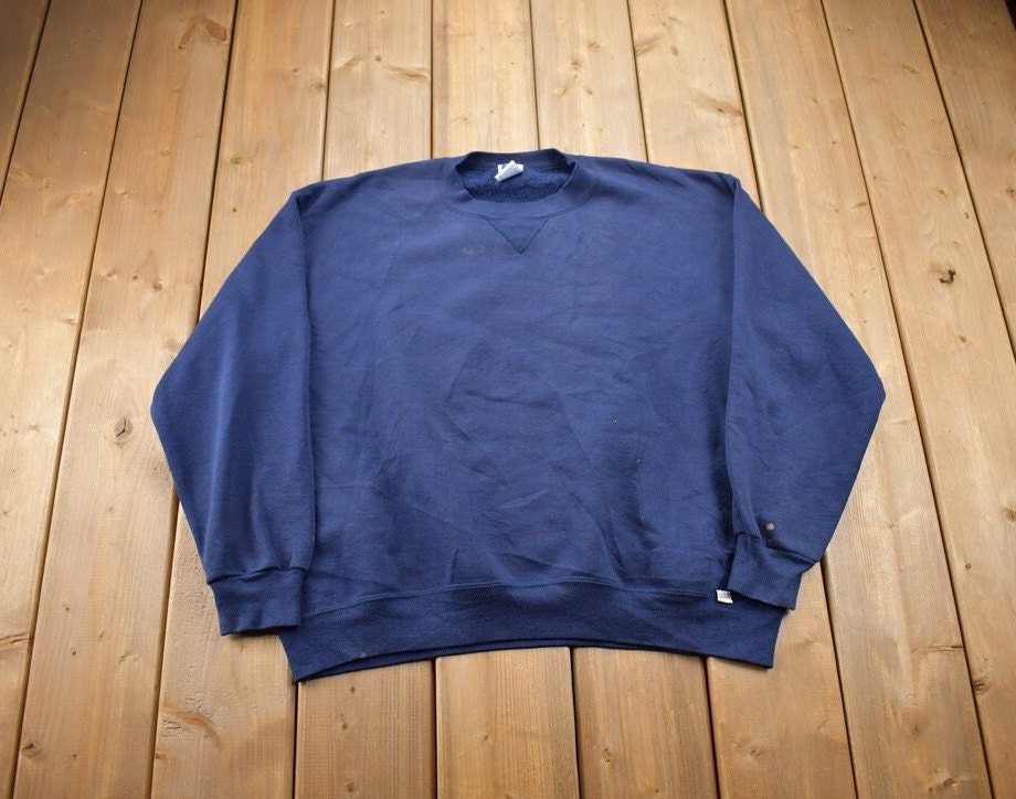 Vintage 1990s Russell Athletics Blank Crewneck Sweatshirt