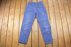 Vintage 1990's Lee Pinstripe Blue Denim Size 26 x 29