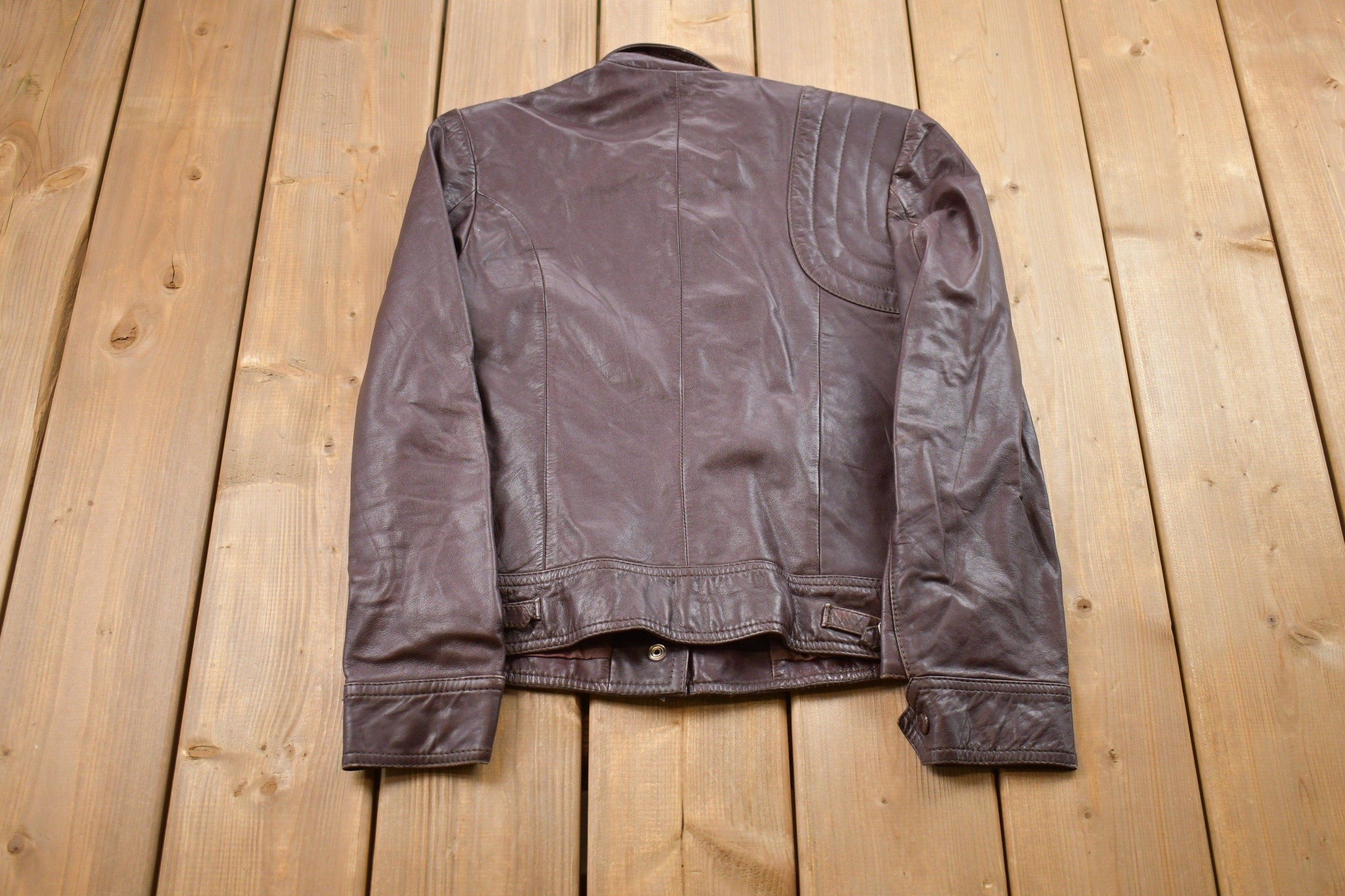 Vintage 1980s Kinetic Leather Jacket