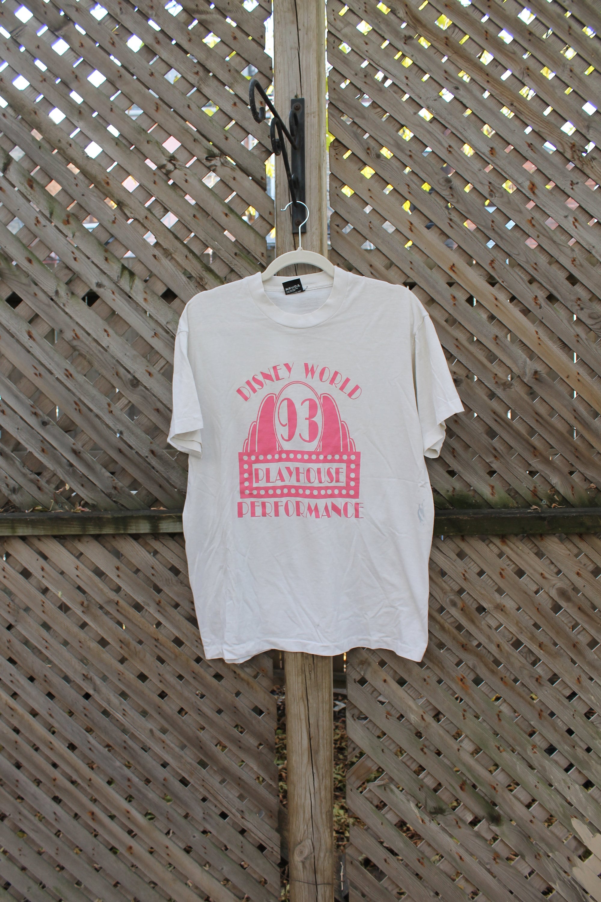 Vintage 1993 Walt Disney World Playhouse Performance Graphic t Shirt