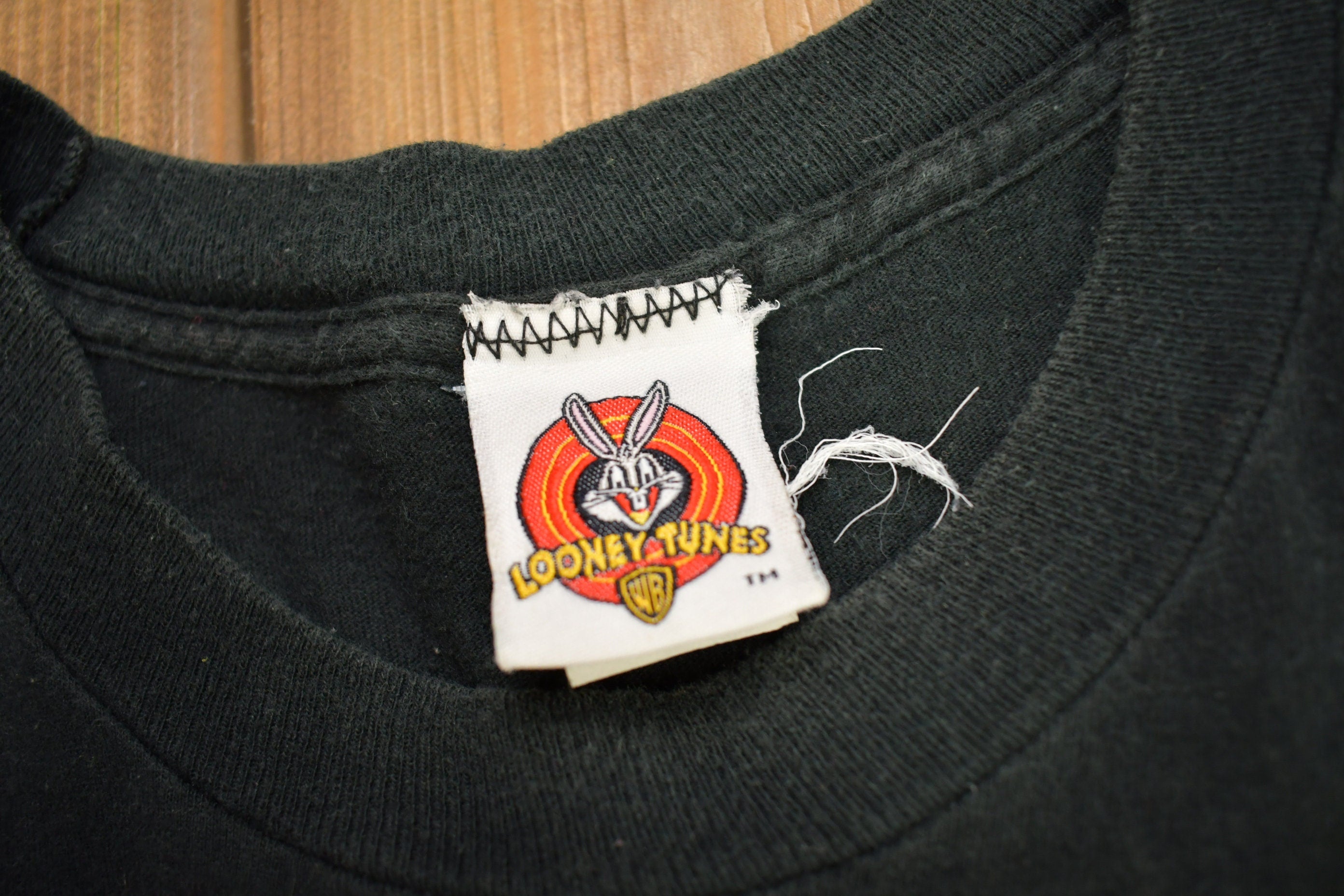 Vintage 1995 Taz Basketball Theme All Over Print Looney Tunes T-Shirt