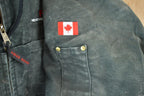 Vintage Y2K Distressed Tough Duck Hooded Jacket Made In USA