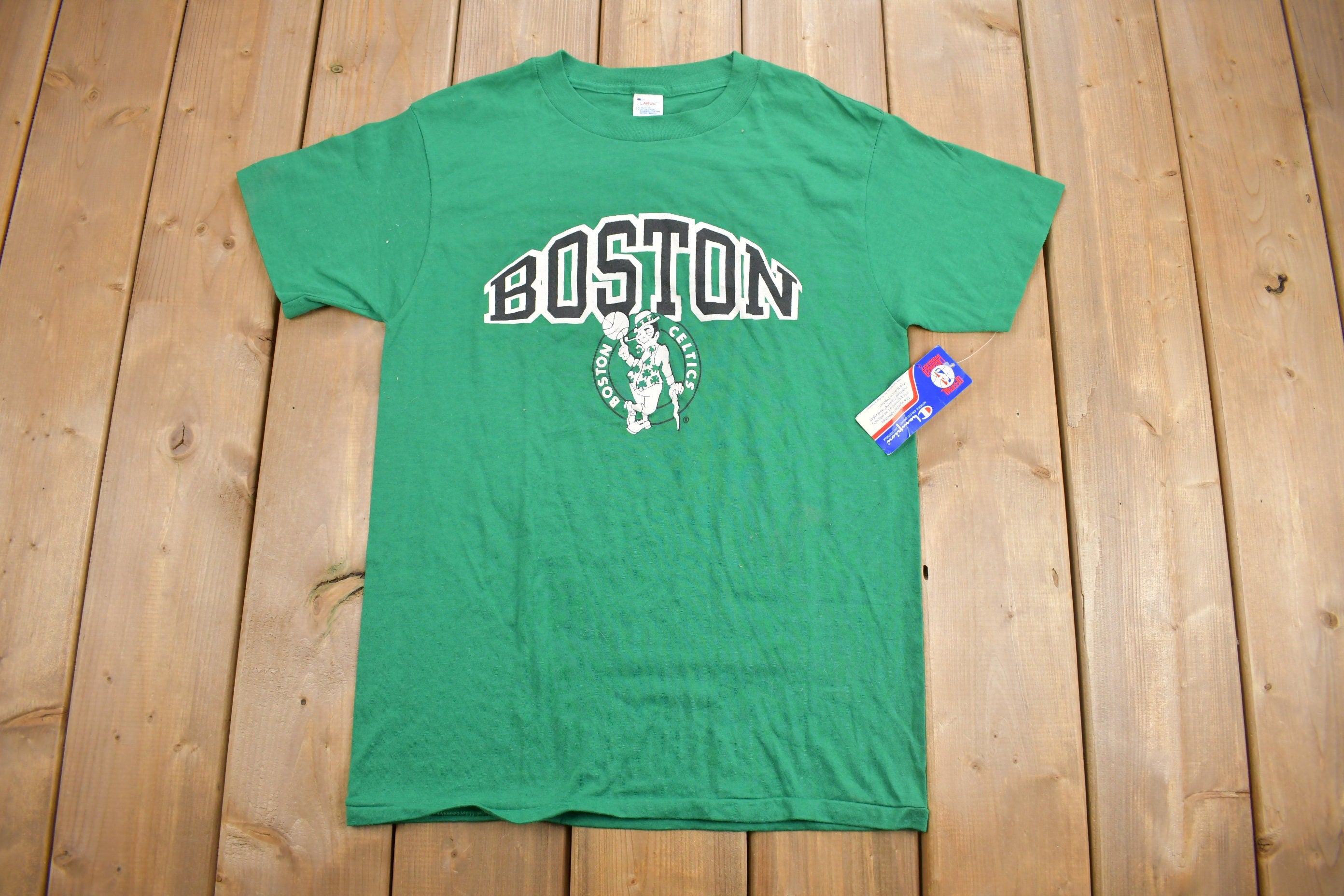 Vintage 1980s Deadstock Boston Celtics NBA Champion T-Shirt