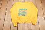 Vintage 1980s Road Runner Monza Spyder Graphic Raglan Crewneck Sweatshirt
