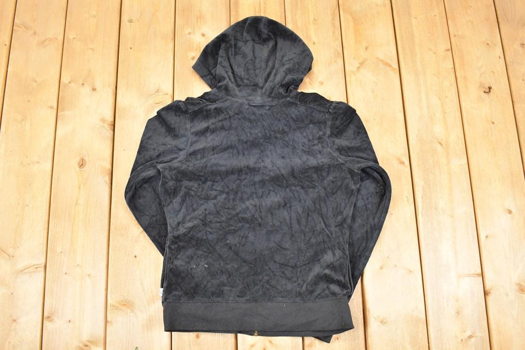 Vintage Y2K Skull Full Zip Graphic Print Hoodie Sweatshirt Women's S / 2000's Destination Sweater