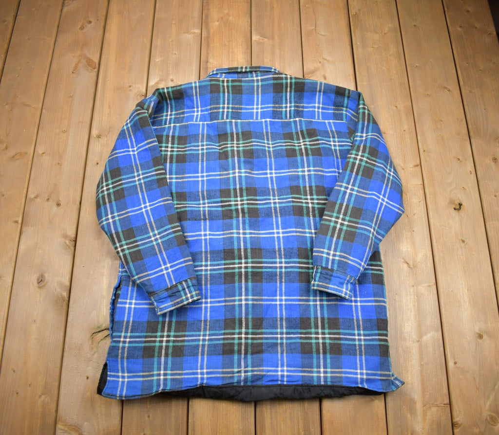 Vintage 1980s Champion Plaid Button Up