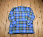 Vintage 1980s Champion Plaid Button Up