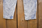 Vintage 1980s Chic Acid Wash Skinny Jeans 26 x 29