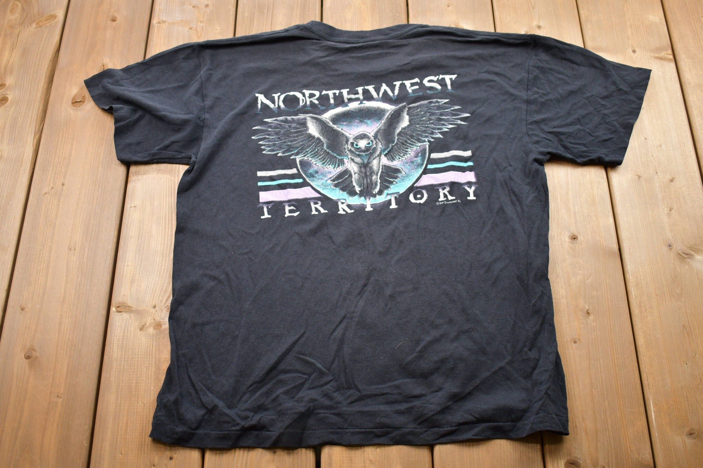 Vintage 1990s Northwest Territory Graphic T-Shirt