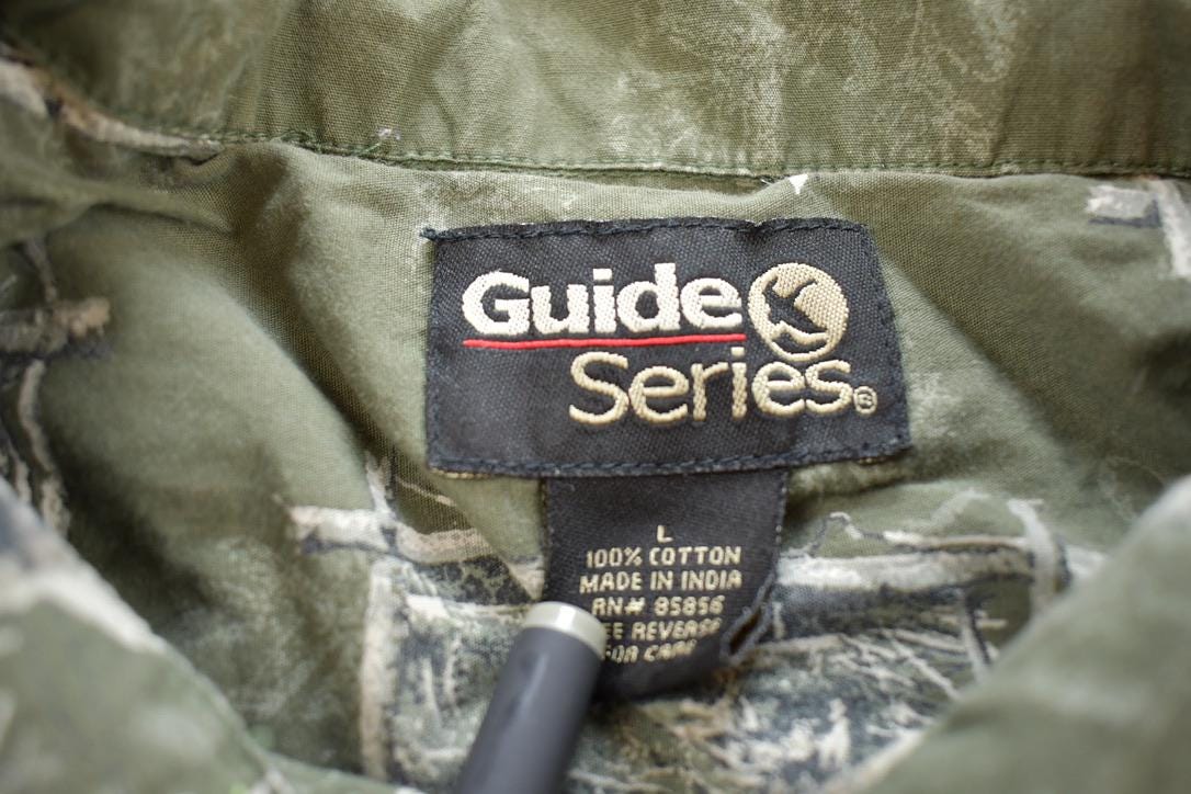 Vintage Y2K Guide Series Deer Outdoors Short Sleeve Button Up Shirt