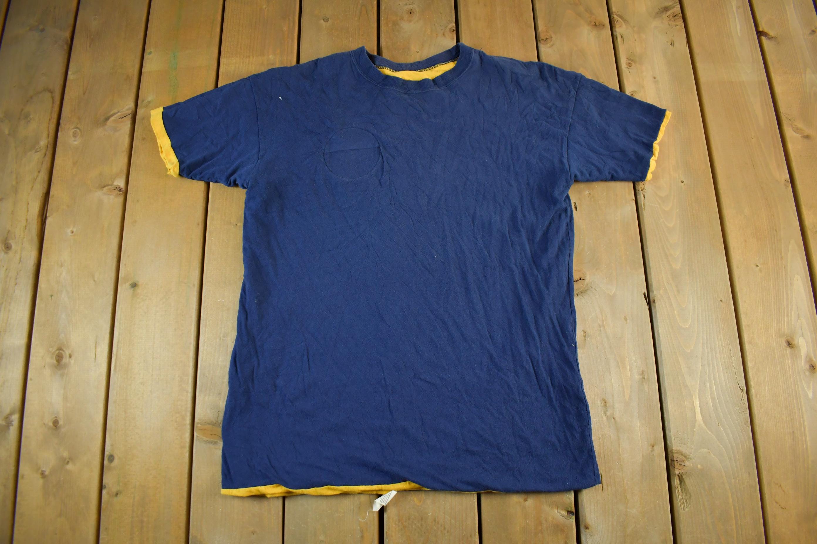 Vintage 1990s US Navy Naval Air Systems Rescue Reversible T Shirt Men's Large