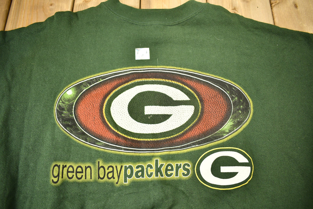 Vintage 1990s Green Bay Packers NFL Logo 7 Crewneck Sweatshirt