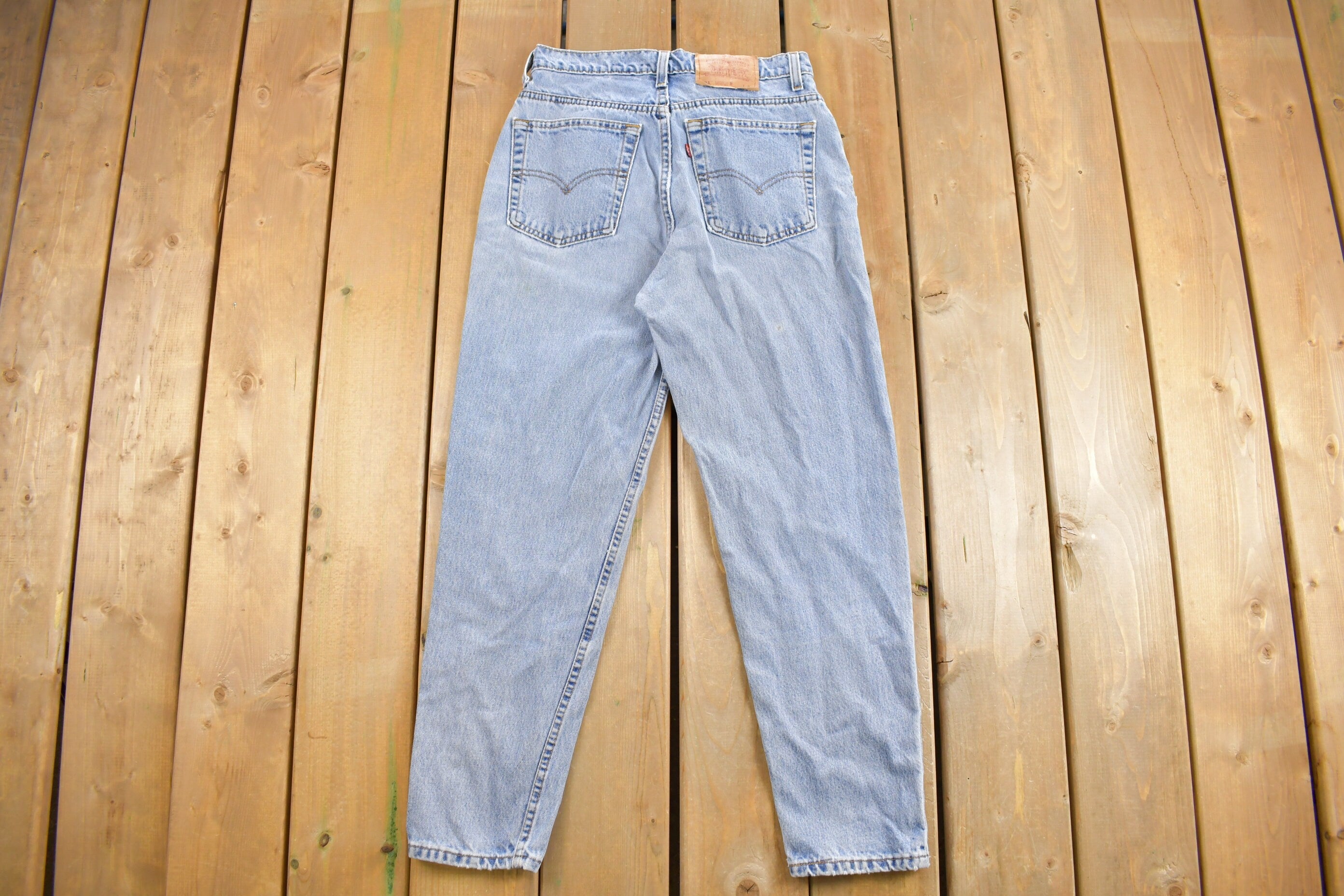 Vintage 1990s Levi's 521 Red Tab Denim Jeans Size 27 x 26.5