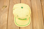 Vintage 1990s MSA Safety Company Yellow Snap Back Hat