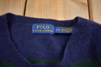 Vintage 1990s Polo Ralph Lauren Wool Long Womens Crewneck Sweater