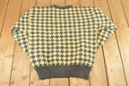 Vintage 1990s Crew Shetland Wool Knit Crewneck Sweater Mens M /