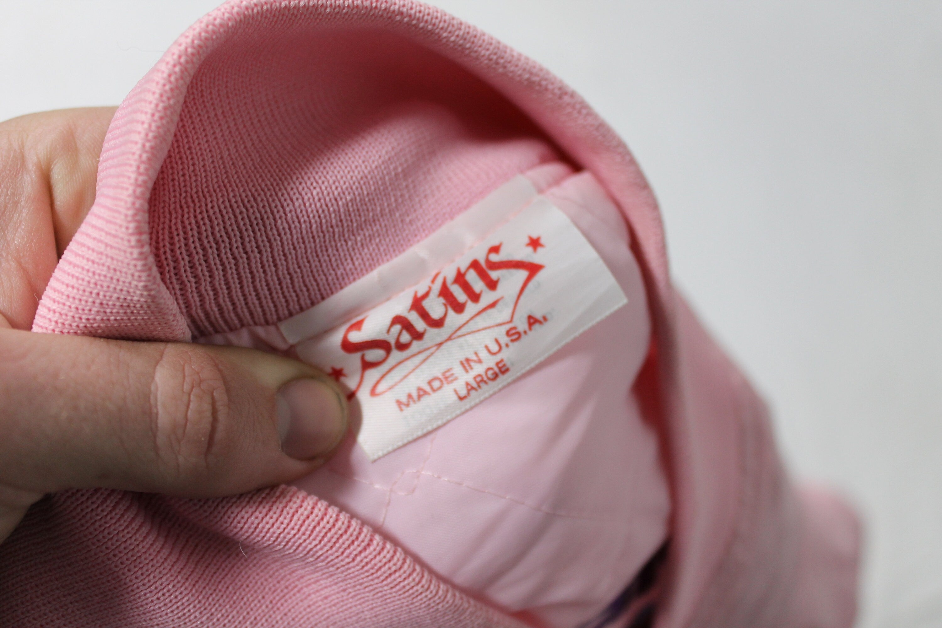 BO2 Vintage 1980s In Memory Of Sandy Satin Bomber Jacket