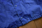 Vintage 1980s P.J.'s Bar Gratiot WI Fleece Lined Windbreaker Jacket