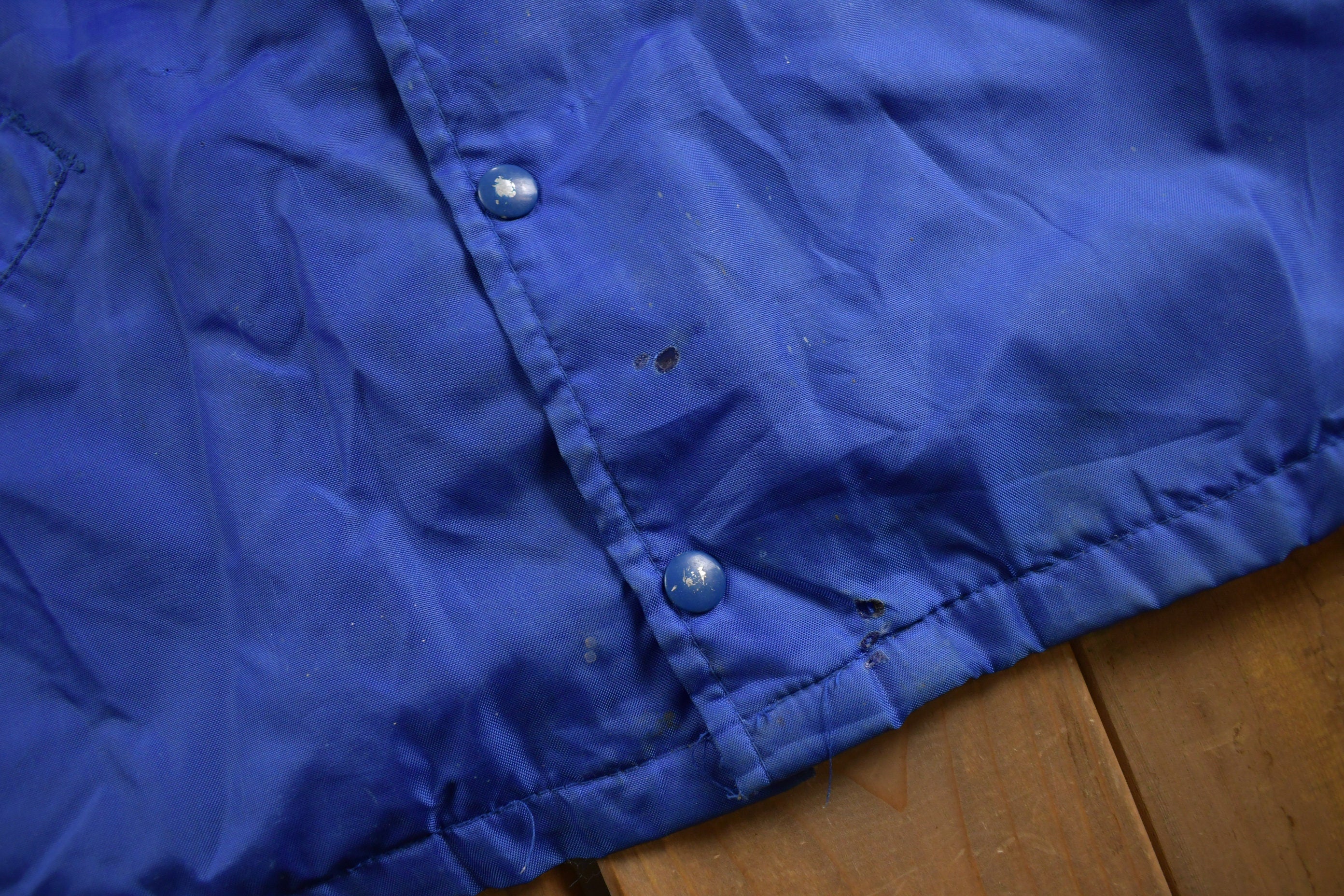 Vintage 1980s P.J.'s Bar Gratiot WI Fleece Lined Windbreaker Jacket
