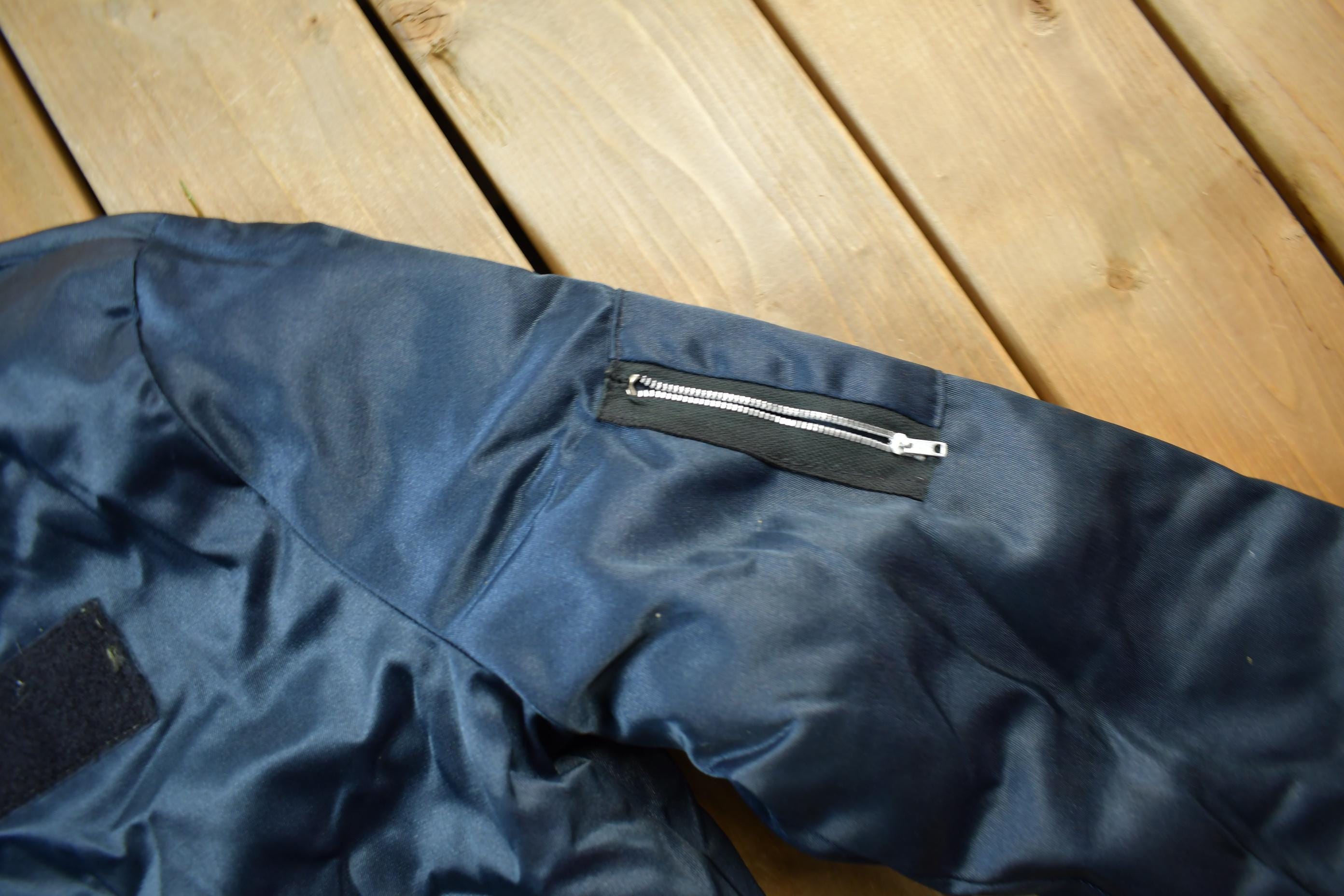 Vintage 1980s Traron-86 Sabre Hawks Military Flight Jacket