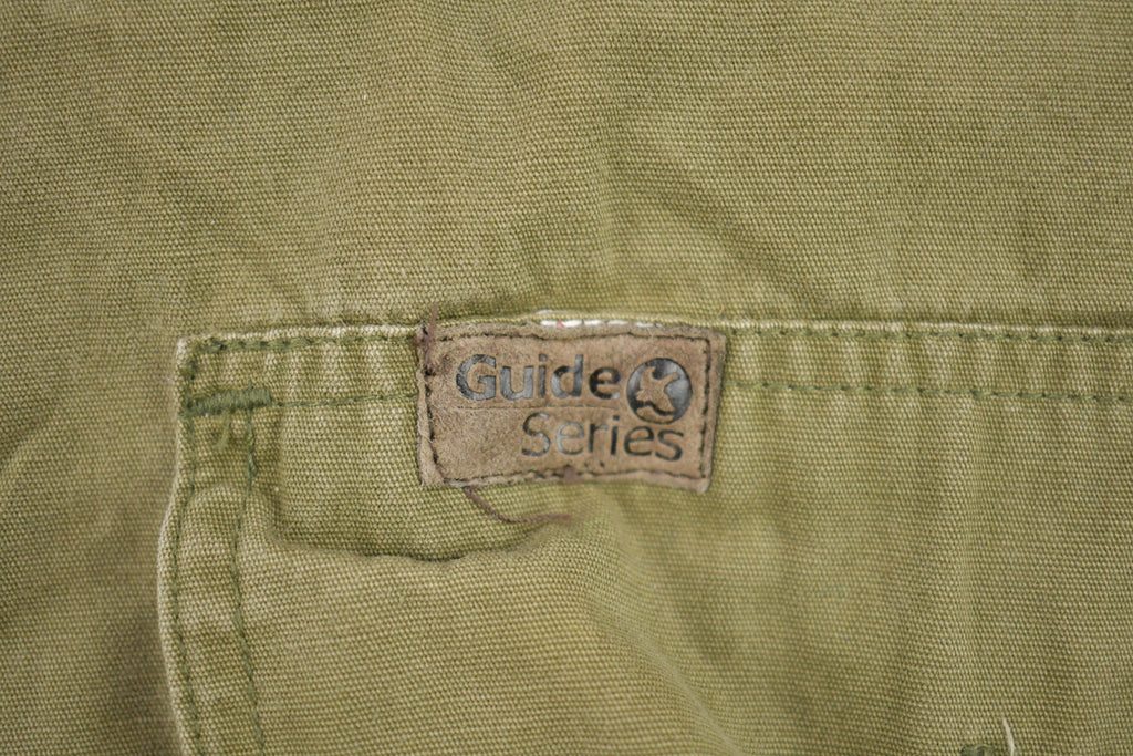 Vintage 2000s Outdoorsman Adventure Patch Blank Button Up Shirt /